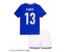 Francia Kante #13 Prima Maglia Bambino Europei 2024 Manica Corta (+ Pantaloni corti)
